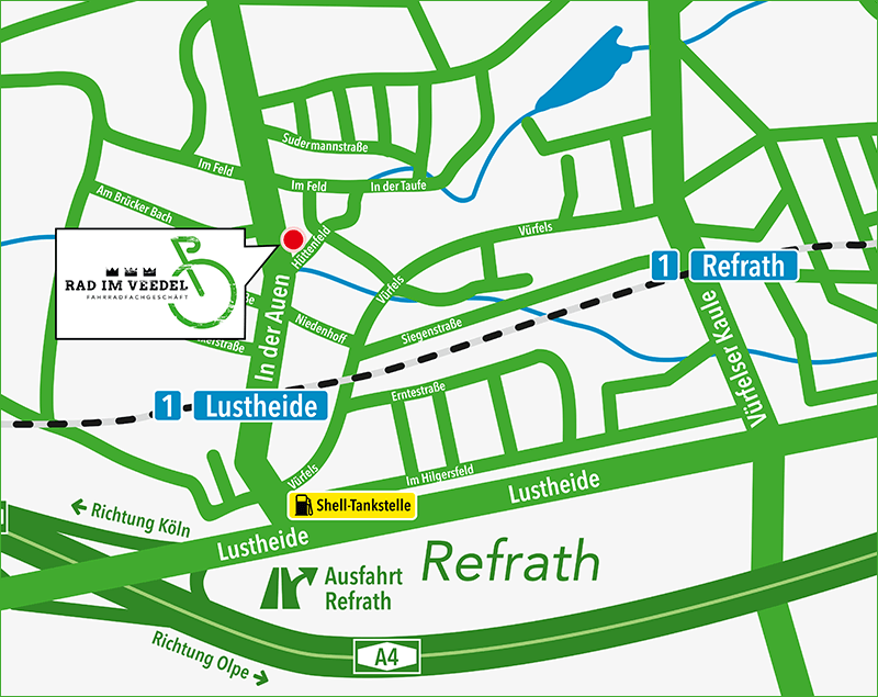 Fahrrad Reparatur und Inspektion in Bergisch Gladbach Refrath